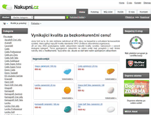 Tablet Screenshot of nakupni.cz